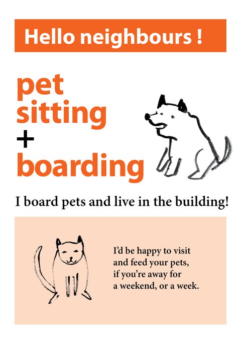 pet sitting + boarding